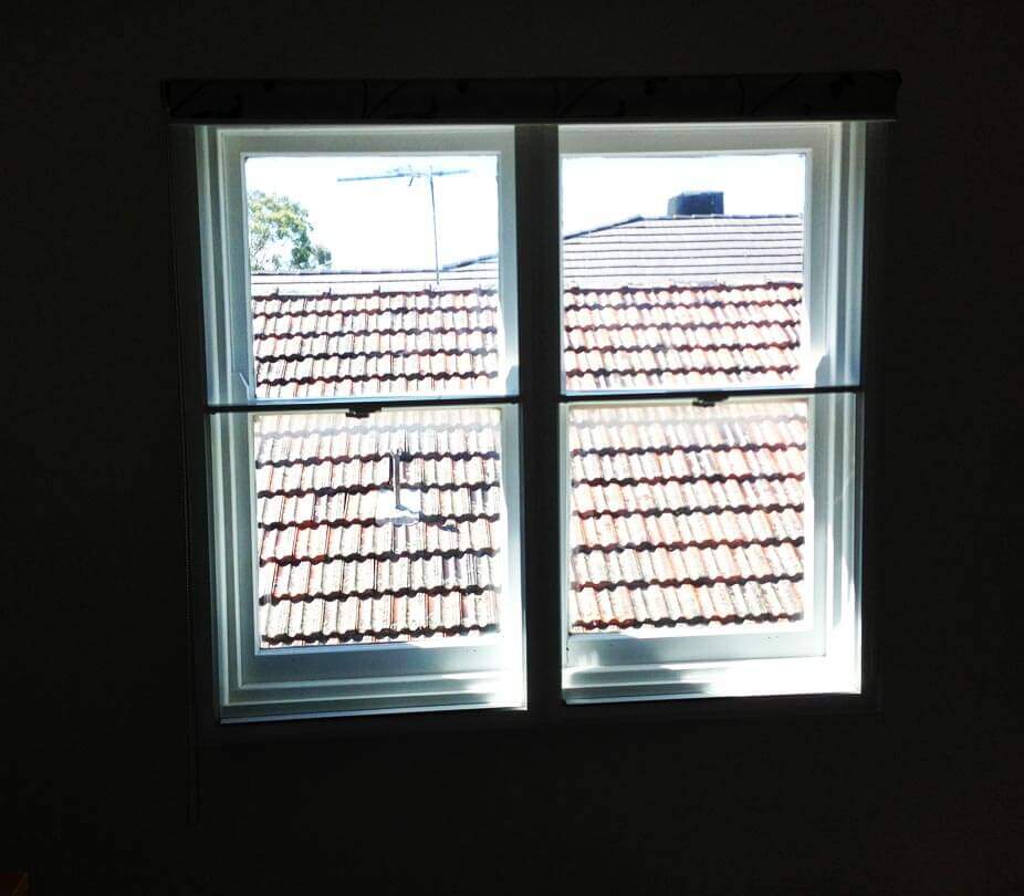 Two times vertical slider double glazed windows over old window | Sound ...