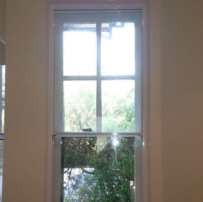 Double glazing vertical sliding windows with retrofitted Vertical Slider window